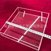 Caja acrílica con tapa, soporte de exhibición de 10 pulgadas, caja de almacenamiento para objetos de valor, caja de almacenamiento sellada, caja a prueba de polvo