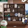 Armario para Vino Estante de Almacenamiento Vitrina de Pared Sala de Estar 2024 Nuevo Gabinete Lateral Decorativo Gabinete Vertical Color Madera Maciza Popular Velas Pequeñas