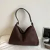 Bolso almohada de gran capacidad estilo perezoso para otoño e invierno, moda coreana, simple y retro, versátil para salidas y desplazamientos, un bolso de hombro de nicho