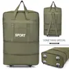 158 Aerolíneas Bolsa de Consignación Plegable Trabajo Equipaje Bolsa de Gran Capacidad Extragrande Mochila para Hombre Bolsa de Almacenamiento Bolsa de Viaje con Ruedas