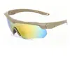Gafas tácticas antideflagrantes negras americanas Es, venta al por mayor, para tiro CS en la vida real, gafas protectoras para ciclismo al aire libre.