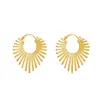 Pendientes Retro Europeos y Americanos con Forma de Corazón de Melocotón para Mujer, Lujo Accesible, Diseño de Alta Gama, Elegantes a la Moda, Pendientes Exagerados Versátiles, Pendientes