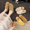 Sapatos Femininos Casuais Planos Slip-On Bico Redondo Estilo Floresta de Verão 2026 Couro Genuíno Retrô 2106-3