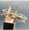 Óculos de Nerd Zhang Yuanying Estampa de Leopardo Vertebral Redondo Retro Armação para Miopia Luz Anti-azul para Mulheres