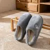 Pantuflas de Felpa de Algodón para Hombre 2026 Nuevo Estilo Otoño/Invierno para Interiores Hogar Suela Gruesa Antideslizantes Cálidas Pantuflas de Piel para Mujer