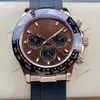 Reloj para Hombre Rolex Daytona Serie 40mm Multifuncional Cronógrafo Incrustado de Diamantes Mecánico Totalmente Automático Aliexpress