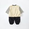 Conjunto de 3 Piezas para Bebé Niño Otoño 2025 Nuevo Estilo Chaleco de Trabajo Chaqueta Camiseta Base Pantalones Casuales para Salir