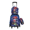 2026 Nueva Mochila Escolar Primaria 3º a 6º Grado Set de Tres Piezas de 16 pulgadas Mochila con Ruedas Mochila para Niños y Niñas Venta al por Mayor
