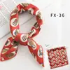 Bufanda de Seda Simulada Facetada para Primavera y Verano Bufanda Cuadrada Pequeña Bufanda Profesional de Azafata para Mujer Estilo Coreano Bufanda Decorativa Versátil para la Cabeza