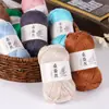 Fio de algodão de seda de amoreira acetinado, ideal para tricô manual de verão, xales DIY, suéteres, fio de seda e tops de cobertura de manga curta