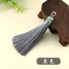 Anti-Rugas Suave Nó Chinês Franja de Borla Acessórios para Joias DIY Pingente para Bolsa de Carro Artesanato Estilo Nacional Pingente de Franja