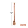 Cuchara Popote de Acero Inoxidable 304 Dos en Uno Creativa Cuchara Mezcladora para Café Popote Colador Multiusos para Jugo Té con Leche