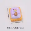 Urso Castanha Biscoito Comida e Brincadeira Criativo DIY Acessórios Cola de Creme Resina Peças Pequenas Pacote de Material Atacado