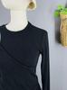 Exportação Especial Roupa Feminina Atacado Sexy Recorte Camiseta Calça Conjunto Tricô Algodão Pique Casual Tendência Moda