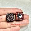 Palo de Rosa Tallado Cabeza de Gato de la Alegría Buda Sin Fase Zorro de Nueve Colas DIY Wen Juega Cuentas de Buda Accesorios de Joyería Cadena de Teléfono Móvil Pulsera