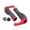 Tapa Antideslizante de Goma para Manillar de Bicicleta Bloqueo de Aleación de Aluminio Manillar de Bicicleta de Montaña Cubierta Antideslizante para Manillar de Bicicleta
