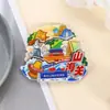 Hebei Ciudad de Qiantangshan Shanhaiguan Refrigerador de Madera Imán Ciudad Cultural y Creativo Magnético Creativo 3D Souvenir Turístico Personalización