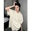 Polo para estudiante para mujer, camiseta de manga corta, algodón puro para uso en verano, nuevo modelo 2026 para estudiantes de secundaria y preparatoria, top casual holgado con cuello