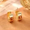 Novos Produtos Outono e Inverno, Brincos Exquisitos e Compactos, Brincos Argola de Moda de Luxo Acessível Retrô, Design de Nicho, Brincos Únicos e Simples