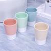 Vaso para Cepillo de Dientes, Color Liso Nórdico, Elegante, Sencillo, Vaso Creativo para Cepillarse los Dientes, Vaso para Enjuague Bucal, Vaso para Beber, Vaso Bicolor, Vaso de Pareja