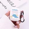 Funda protectora para Airpods 1/2 generación de oso para auriculares Apple Pro3 generación, carcasa transparente flexible con pegamento, linda carcasa de TPU.