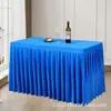 Azul Real Hotel Tela de Terciopelo Dorado Mantel Mantel para Mesa de Comedor Mantel para Mesa de Reuniones Mantel Cuadrado 3.2 m de Ancho Mantel de Tamaño Extra Grande