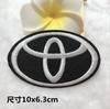 Exquisitas pegatinas de tela con insignia de logotipo de coche, accesorios de ropa DIY, parche con logotipo, bordado a máquina, bordado
