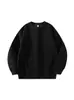 Sudadera chaqueta casual holgada de color liso estilo callejero americano para hombre, sudadera con capucha de moda otoño e invierno