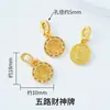 Acessórios DIY Peixe Koi Banhados a Cobre 18K Pulseira de Zircônia Contas Espaçadoras Miçangas Contas Incrustadas Acessórios de Ouro Areia Pingente Não Desbota