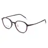 Armazón de Gafas para Estudiante Adolescente para Mujer, Armazón Redondo Azul Transparente, Armazón de Gafas para Miopía, Gafas Ultraligeras y Cómodas de Acero Plástico de Tungsteno y Carbono para Hombre