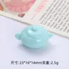 Bule Tridimensional Pequeno Xícara de Chá Criativa Brinquedo Alimentício Desenho Animado Acessórios de Joia DIY Pacote de Material de Acessórios Pequenos de Resina com Cola de Creme