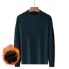 Ropa de Papá con Forro de Polar Invierno Suéter para Hombres de Mediana Edad y Mayores Ropa Cálida para Abuelo Top Grueso de Chenilla para Hombre