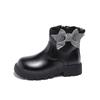 Botines Cortos Forrados de Felpa para Niñas, Novedad Otoño e Invierno 2025, Botas tipo Martin para Niños, Botines Individuales Elegantes y Versátiles para Niñas, Adecuados para Niños Mayores