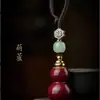 Coleção de Chaveiros Areia Dourada Roxo Cinábrio, Pingente, Charme de Bolsa Ano Zodiacal Areia Dourada Roxa, Suprimento para Vendedores Ambulantes, Atacado de Joias