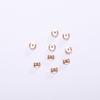 Joyería Yuanfan s925 plata esterlina accesorios para aretes con tope de oreja moda simple plata tapones para los oídos accesorios fabricantes mayoreo
