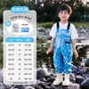 Mono de Playa para Niños, Equipo para Jugar en el Agua y la Arena, Mono de vadeo para Bebé con Tirantes, Pantalones de Agua, Botas de Lluvia al por Mayor
