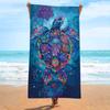 [Millones en Stock] Toalla de Playa de Secado Rápido Amazon, Toalla de Baño Absorbente de Terciopelo de Doble Cara, Toalla Impresa de Doble Cara que No Suelta Pelusa