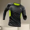 Comercio Transfronterizo Más Vendido Camiseta de Manga Larga para Hombre para Deportes al Aire Libre, Secado Rápido, Capa Base Holgada de Otoño, Transpirable y Ligera