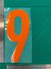 Novo Corpo de Cavalo Adulto B Mercadorias Laranja Camisa Estampagem de Letras e Números Mapa de Transferência de Calor Camisa
