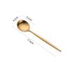 Cuchara Espesada Escarchada de Acero Inoxidable 304 Grado Alimenticio Doméstica Adulto Creativa Cyber Popular Cuchara para Sopa Cuchara para Niños