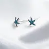 Aretes de Puesto Moda Mujer Estilo ins Lindo Nubes Arcoíris Asimétricos Dulces Joyería para la Oreja