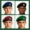 Fábrica de boinas de lana de Sargento para comercio exterior transfronterizo, gorra de seguridad exterior