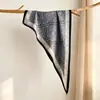 Bufanda Triángulo Imitación Seda Patrón Geométrico de Nicho Bufanda de Seda Estilo Coreano Accesorio Versátil para el Cabello Cinturón Bufanda Pequeña de Seda Cubre Glúteos Bufanda para el Cuello Venta al por Mayor
