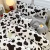 Juego de ropa de cama de tres piezas Regalo sábana de algodón lavado funda nórdica sábana juego de cuatro piezas Fabricante de Dropshipping al por mayor