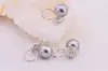 Pendientes de Perla Sencillos de Estilo Coreano Versátiles Pendientes Dulces Elegantes sin Agujeros en las Orejas Nuevos Agujeros en las Orejas Pinza para Orejas Plato de Incienso Mosquitero