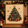 Pintura de Diamantes 5D Transfronteriza Más Vendida de Halloween con Perlas, Set DIY, Portátil, Arte para el Hogar, Adorno Decorativo Hecho a Mano