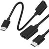 Nuevo adaptador micro HDMI 4K60Hz HD macho a hembra cable de extensión en codo cámara micro convertidor