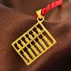 Lote de colgante de pensamiento ilusorio joyería de moneda europea chapado al vacío joyería de oro de imitación suministro de puesto colgante de latón chapado en oro