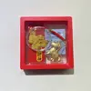 Colgante Zodiaco 2026 Año del Caballo, Llavero que Atrae Dinero, Pegatina Dorada para Teléfono Caballo Pequeño, Cadena para Teléfono al por Mayor