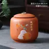 Tetera China de Barro Morado Grande Sellada a Prueba de Humedad Cerámica Arena Morada Olla Almacenamiento Pu'er Hogareña Tetera de Té Negro Cerámica Morada